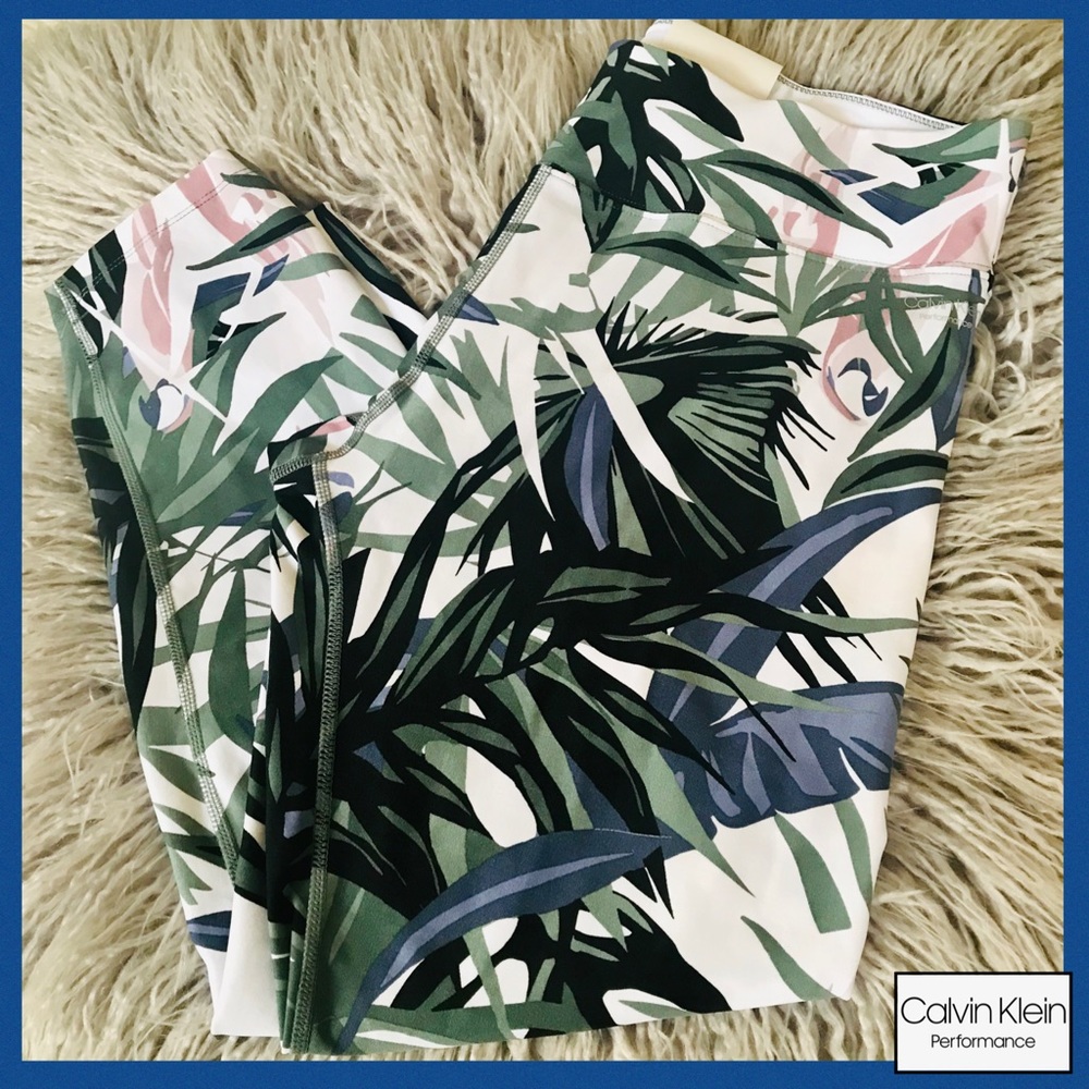 Calvin Klein Performance Rainforest Leggings - Picture 2 of 14